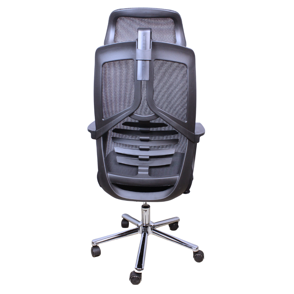 Thumbnail for High Back Mesh Office Chair ~ Headrest, Lumbar Support