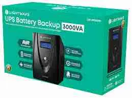 Lightwave LW 3000VA 3PIN UPS – LW UPS3000