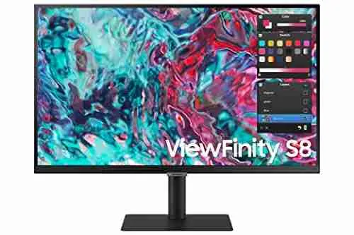 Samsung ViewFinity S8 32″ UHD HDR USB-C Monitor – LS32B800PXMXUE