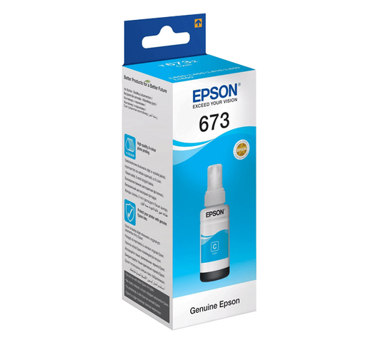 Ink Cart Epson T6732 Cyan for L800, L805, L810, L850, L1800-70ml - C13T67324A