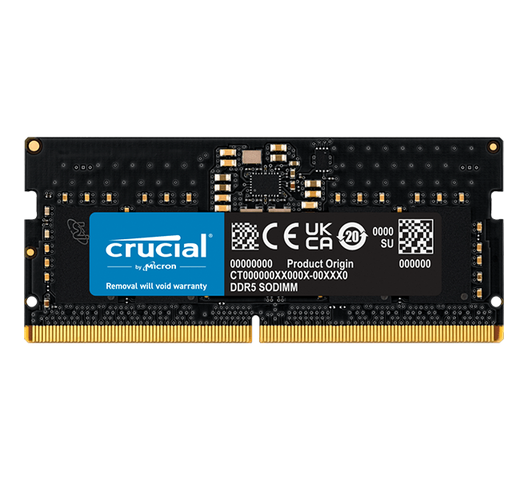 Crucial Laptop RAM DDR5 32GB 4800 – CT32G48C40S5